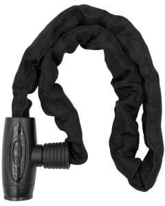 Bike Attitude kædelås 6x900 mm sort - med nøgle - 75200333 - allbike.dk