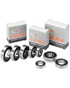 CEMA Kugleleje 6902-2RS ABEC5 Ceramic (28x15x7 mm) - SRC-5S-6902LLB - allbike.dk