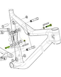 Cannondale Shock Bolts Kit Scalpel SI - KP433