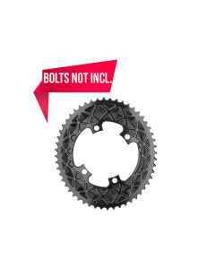 AbsoluteBlack Premium Oval Road Klinge BCD 110/4 - sort - ROVxx/4BK