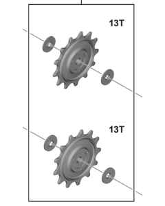 Shimano Pulleyhjul RD-M8250 - 12 speed - Y3KA98030 - allbike.dk