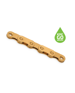 KMC Kæde X FLAT 12/13 speed T-Type/AXS Flattop - 126 led - Guld - BXFLATTI26W - allbike.dk