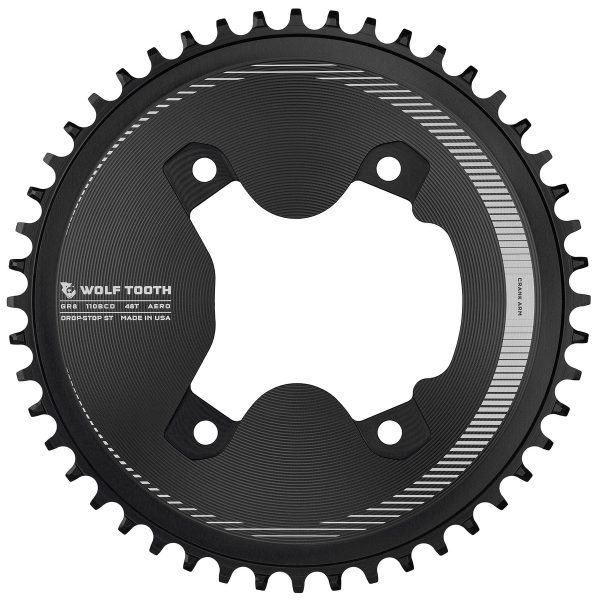 Wolftooth Aero klinge BCD110/4 asym Shimano GRX - 48T - allbike.dk