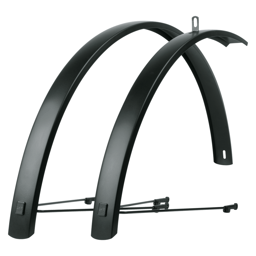 SKS Skærmsæt Edge AL 56 700C x 56 mm - Matsort - 011530 - allbike.dk