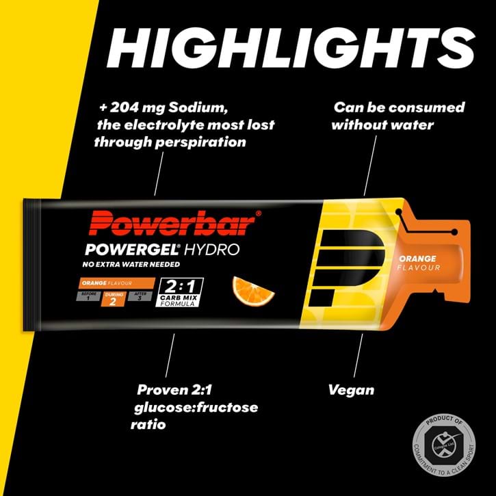 PowerBar Hydrogel - Orange - 67 ml - 12231076