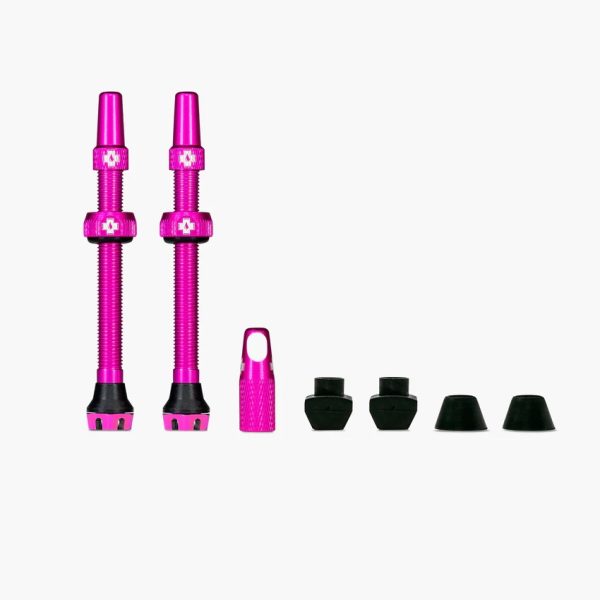 Muc-Off Tubeless ventil V2 FV60 mm - Pink - 20437 - allbike.dk