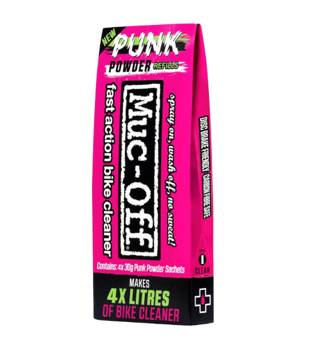 Muc Off Punk Powder bike cleaner - 4x30 gram - 20561 - allbike.dk