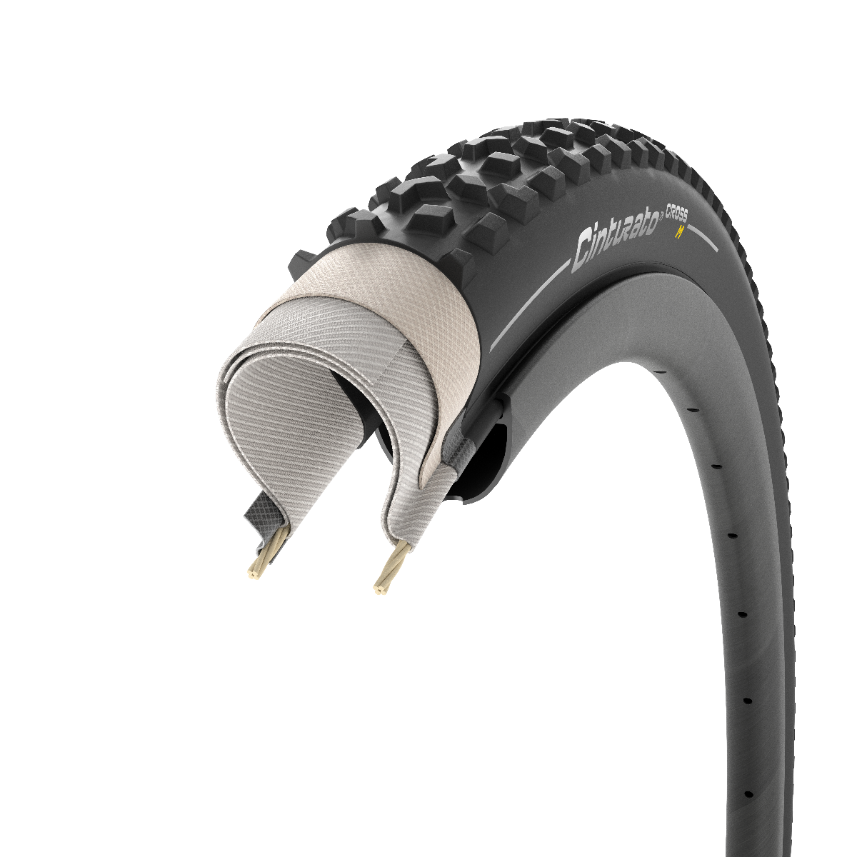 Pirelli Cinturato Cross Mix 700x33C - sort - 3770600 - allbike.dk