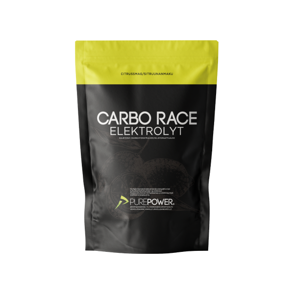 Purepower Energidrik Carbo Race Elektrolyt - 1000g - Citrus - 6924300 - allbike.dk