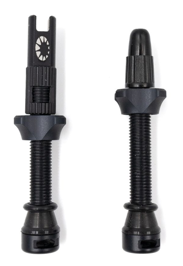 Bike Attitude Tubeless ventil FV60 mm - 2 stk - Sort - 75990151 - allbike.dk