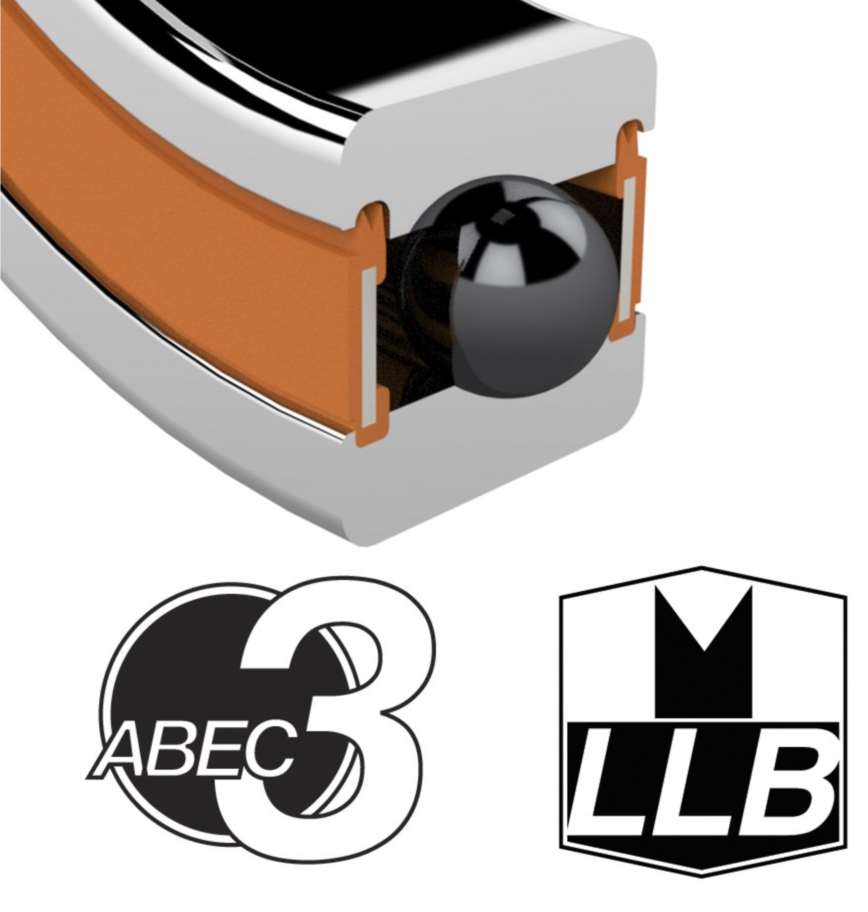 Enduro Kugleleje 6804-2RS ABEC3 LLB (32x20x7 mm) - EB8031