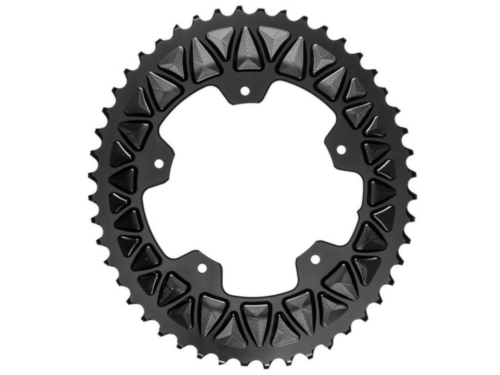 AbsoluteBlack Oval Gravel Klinge BCD 110/5 Sub-Compact - 48T - Sort - ROV48/5BK - allbike.dk
