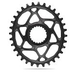 AbsoluteBlack Klinge NW Shimano XTR M9100/M9120 OVAL - Sort - SHDMOVxxBK