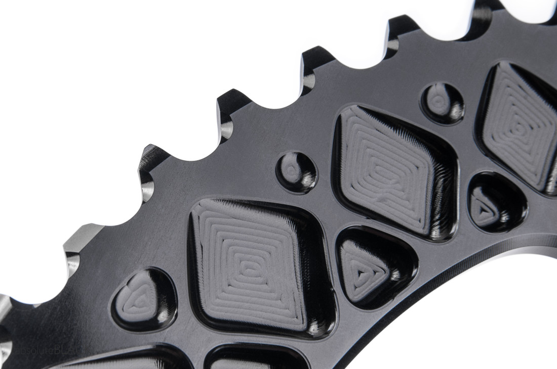 AbsoluteBlack SRAM Road BCD 110/5 oval - Grå - ROVSRxx5GR