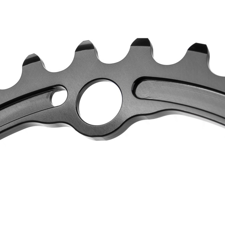 AbsoluteBlack SRAM Road BCD 110/5 oval - Grå - ROVSRxx5GR
