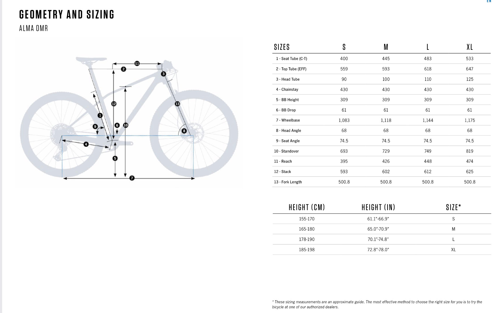Orbea ALMA M21 AXS - Brun - R221xxMB