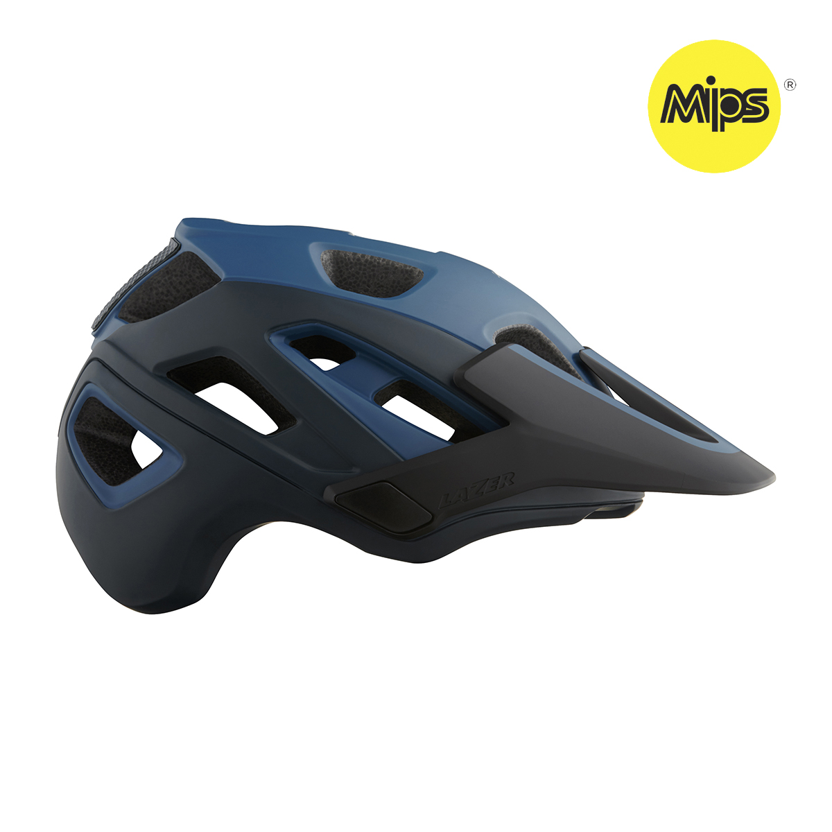 Hjelm Lazer Jackal MIPS - Large - Mat Blå - BLC2217889138 - allbike.dk