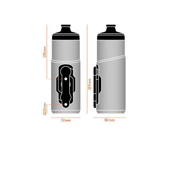 Contec Fidlock Rivers TWIST drikkedunk uden holder - 600 ml - 03198304