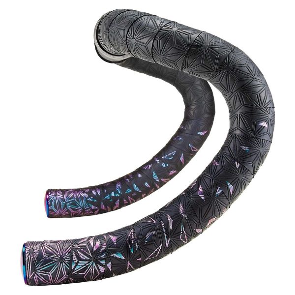 Supacaz Super Sticky KUSH Styrbånd - sort/oil slick - BT-132 - allbike.dk
