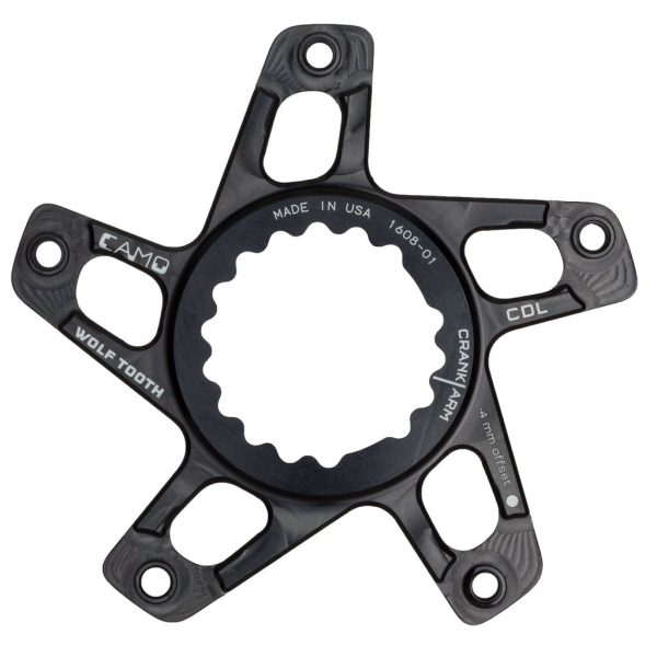 Wolftooth Camo Spider Cannondale Hollowgram M9 - 9 mm offset - Sort