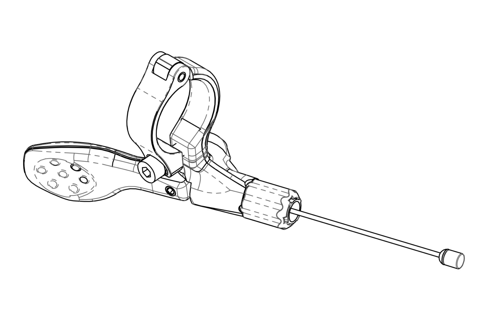 Contec Remote til drop-a-gogo dropperpost - vandret - 03282795