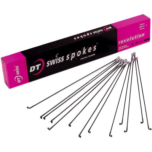 DT Swiss eger J-Bend Revolution 2/1,5/2 mm - Sort - SRE020xxxS0100 - allbike.dk