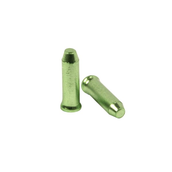 Wireende Elvedes 2,3/3,1 mm alu - grøn - 1 stk - ELV2012016 - allbike.dk
