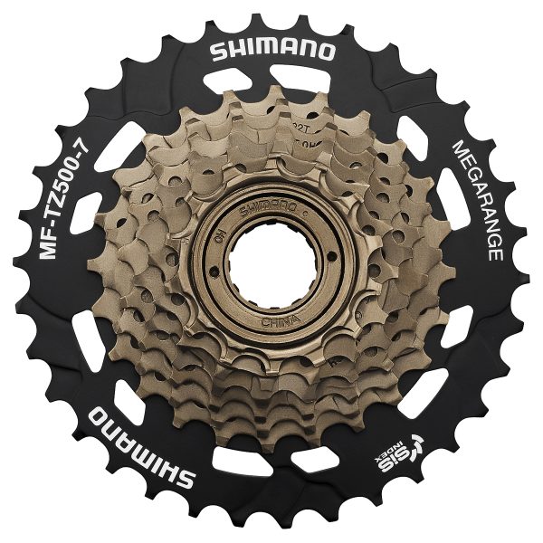 Kassette 7 speed Shimano skruekrans MF-TZ500 14-34T - EMFTZ5007434 - allbike.dk