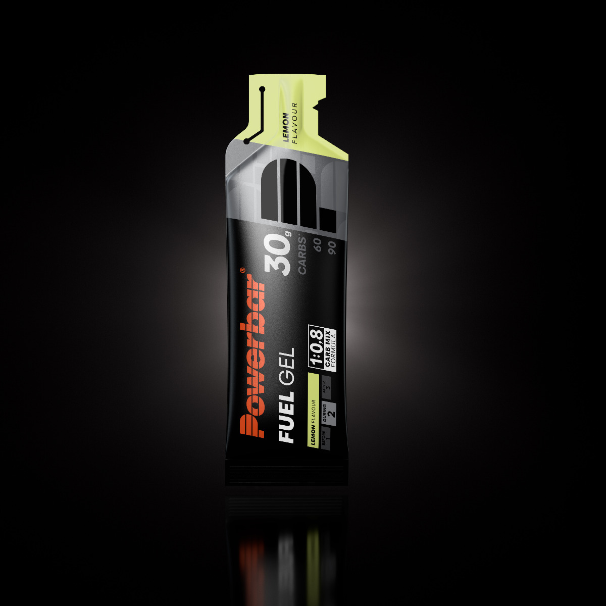 PowerBar Black Line Fuel Gel 30 - Lemon - 50 ml - 22060000 - allbike.dk