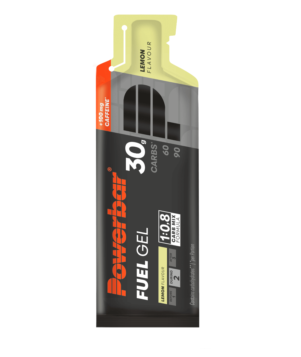 PowerBar Black Line Fuel Gel 30 100 mg Koffein - Lemon - 50 ml - 22060001 - allbike.dk