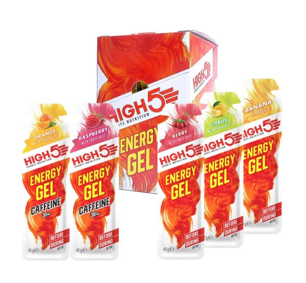 High5 EnergyGEL MIX 20x40g - H5-599 - allbike.dk