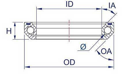 TOKEN leje styrfitting TK519H8