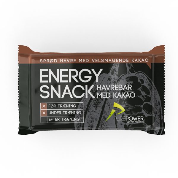 Purepower Energibar - 1x60 gram - Havre / Kakao - 6929900