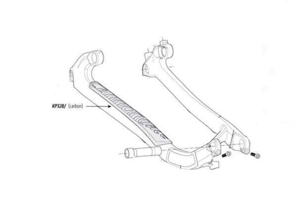 Stelbeskyttelse chain stay Jekyll Carbon 2015 - KP328