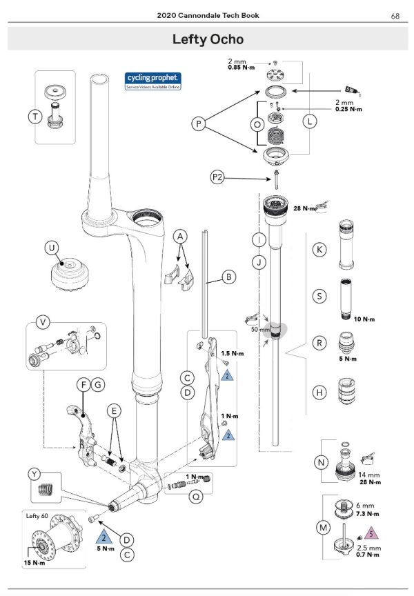 Cannondale Lefty Ocho Remote Housing - K36049