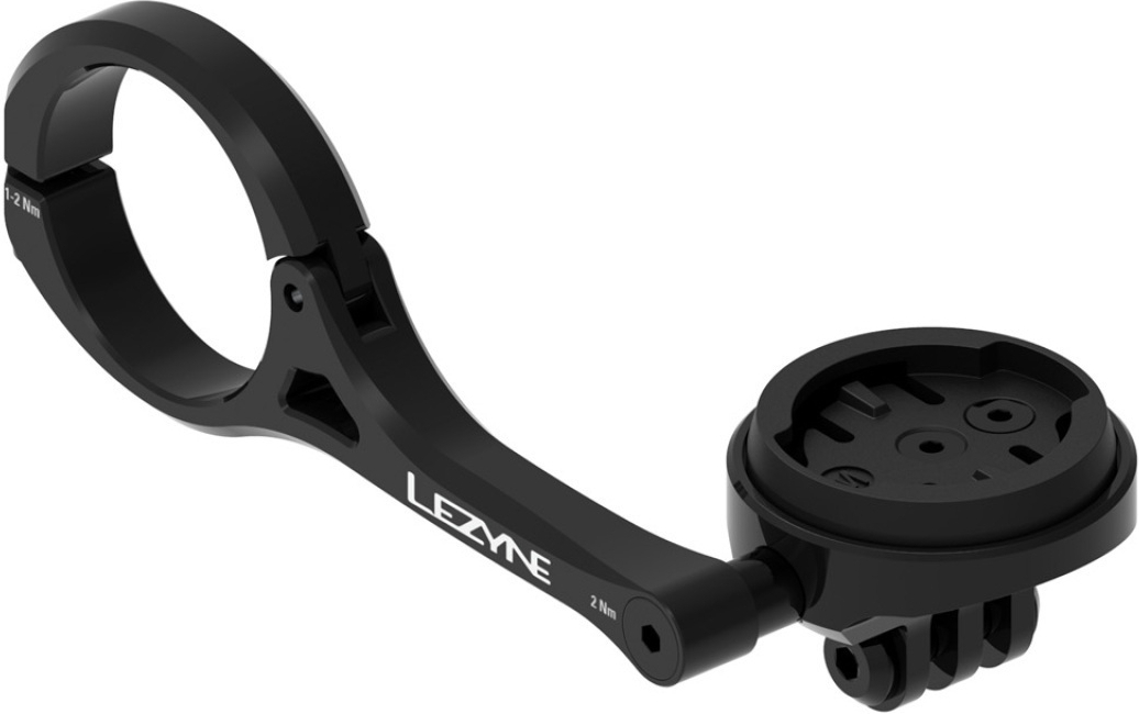 Lezyne Computer mount med GoPro mount - 1-LED-RP-GWGMT-V104 - allbike.dk