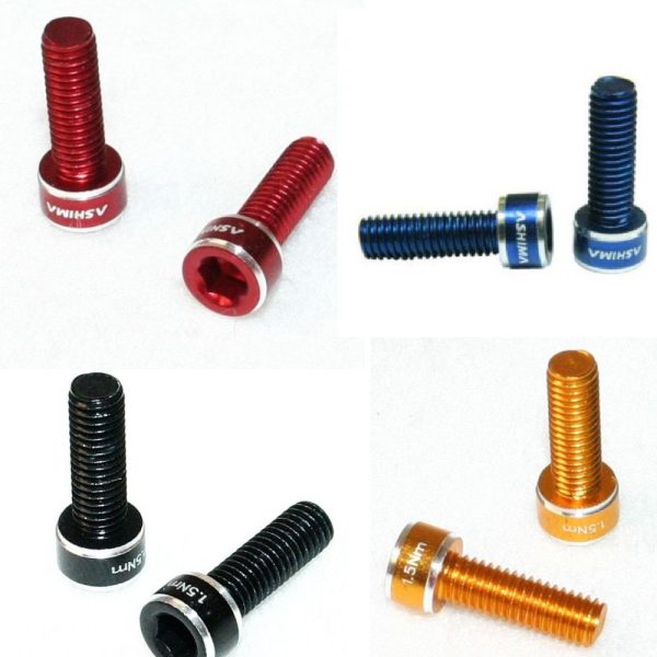 Skrue Ashima M5x15 Aluminium - 2 stk