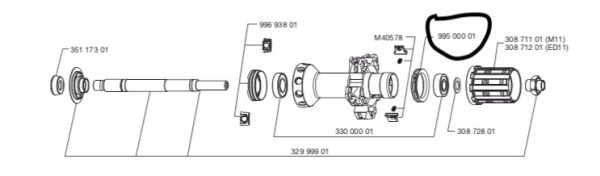 Mavic Freehub Body Seal FTSL/FTSX - 99500001
