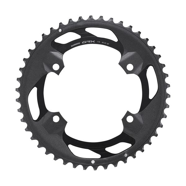 Shimano klinge GRX FC-RX600-11S - BCD110/4 46T - Y0K698010 - allbike.dk