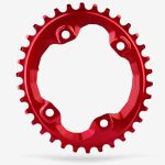 AbsoluteBlack Klinge NW Shimano XT M8000 / SLX M7000 OVAL - Rød - OV96XT8000xxRD