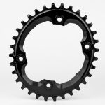 AbsoluteBlack Klinge Narrow/Wide Shimano XTR M9000 OVAL - Sort - OV96XTRxxBK