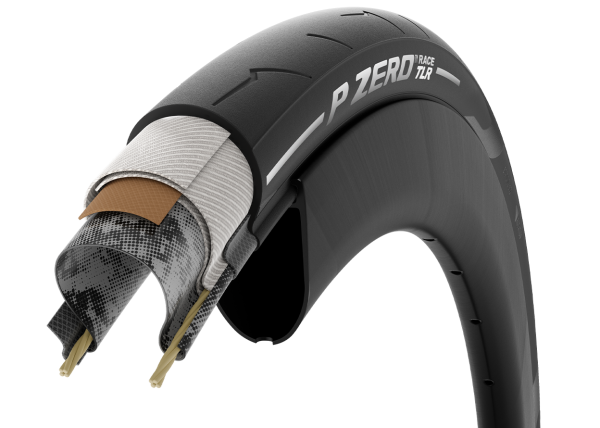 Pirelli P Zero Race TLR MIT 700x26C - Sort - 4149500 - allbike.dk