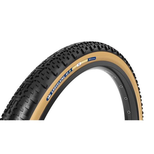 Panaracer GravelKing X1+ TLR 700Cx45 sort/brun - 3413015 - allbike.dk