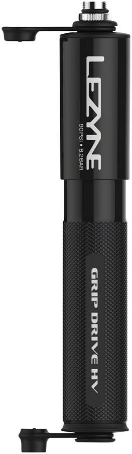 Pumpe Lezyne Grip Drive HV - Small - Sort - 1-MP-GRIPHV-V1S04 - allbike.dk