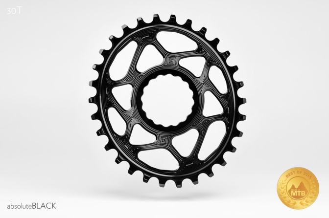 AbsoluteBlack Klinge Narrow/Wide RaceFace OVAL - Sort