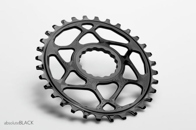 AbsoluteBlack Klinge Narrow/Wide RaceFace Boost 148 OVAL - Sort - RFOVBOOSTxxBK