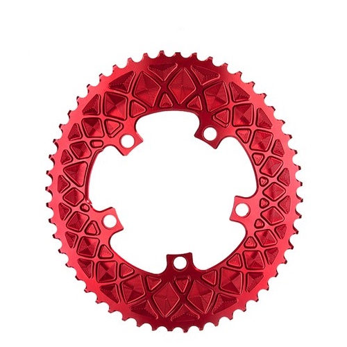 AbsoluteBlack SRAM Road BCD 110/5 oval - rød - ROVSRxx5RD