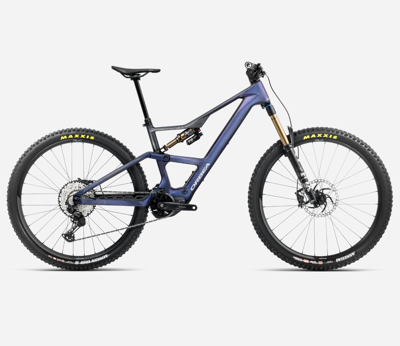 Orbea Rise LT M10 - 630Wh - 2025 - Tanzanite Carbon View - S397xxSZ