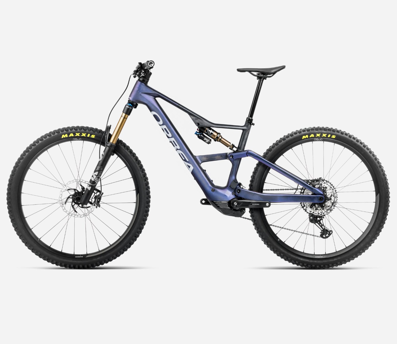 Orbea Rise LT M10 - 630Wh - 2025 - Tanzanite Carbon View - S397xxSZ