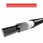 Elvedes ydrekabel gear med liner ø4,2 mm - Rød  - EL1120SP7